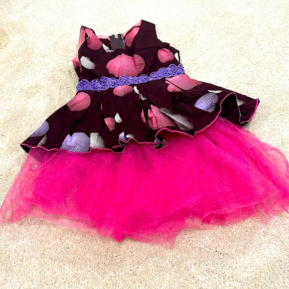 Other - Girls Ankara dress with Tutu for any occasion size 3T-4T